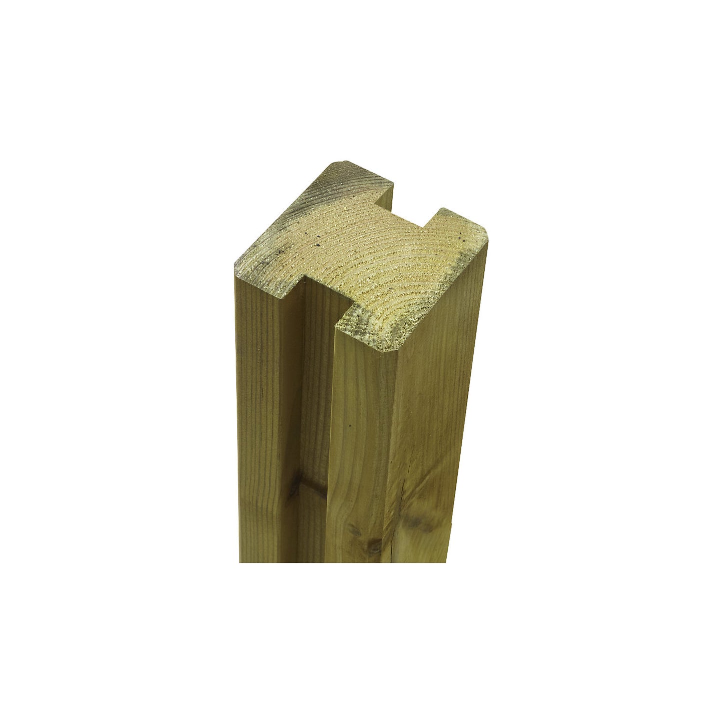 Profile post, 2 lanes, height 2680 mm, natural.