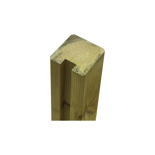 Profile post, 1 lane, height 1880 mm, natural.