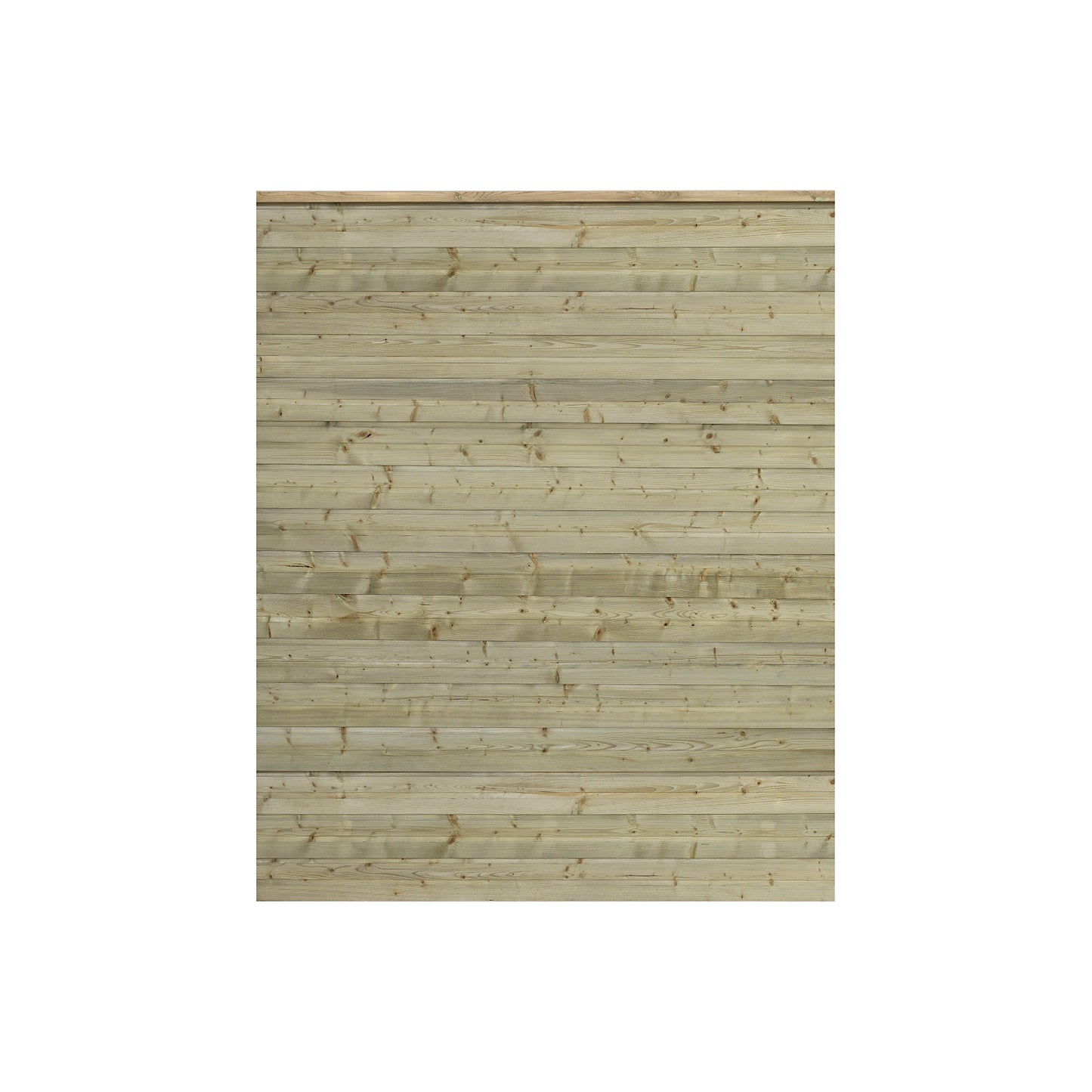 PLUS Plank profile fence, wood, WxH 1740 x 2030 mm, natural.