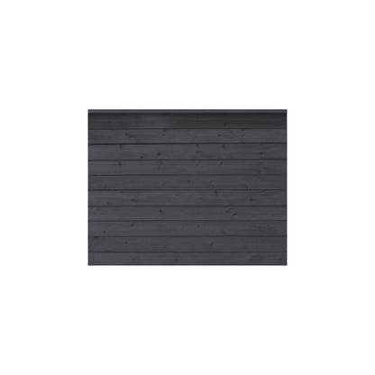 PLUS Klink profile fence, wood, WxH 1740 x 1290 mm, black.