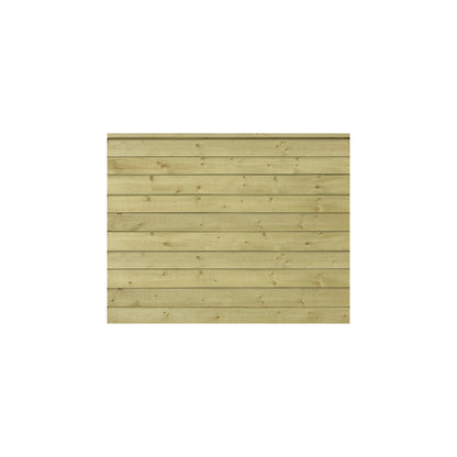 PLUS Klink profile fence, wood, WxH 1740 x 1290 mm, natural.