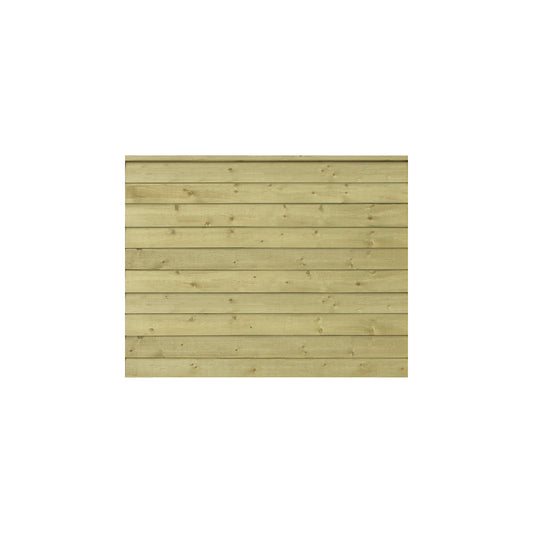 PLUS Klink profile fence, wood, WxH 1740 x 1290 mm, natural.