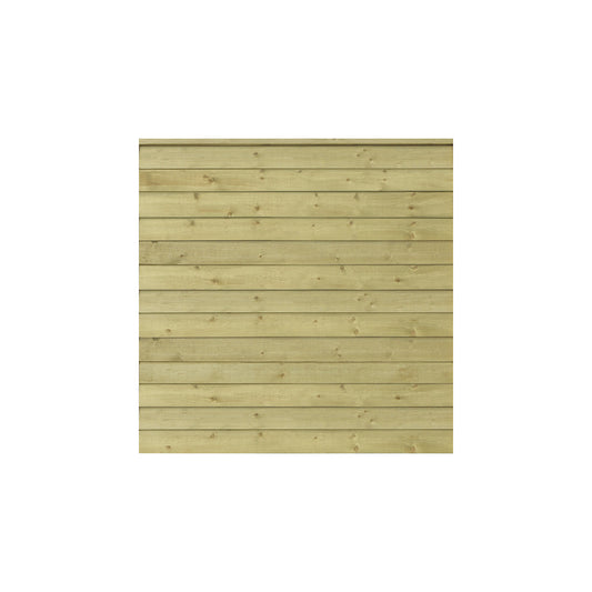 PLUS Klink profile fence, wood, WxH 1740 x 1660 mm, natural.