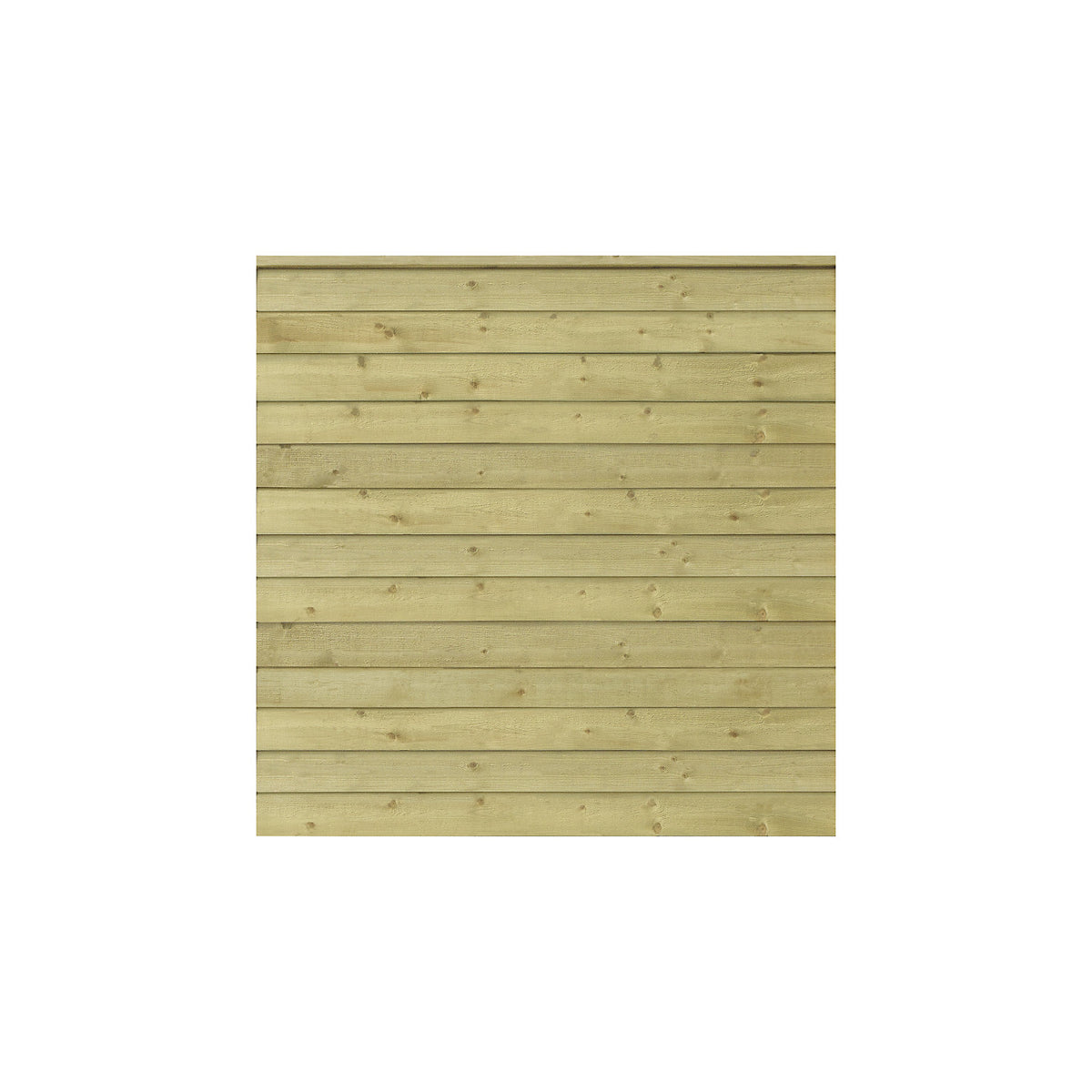 PLUS Klink profile fence, wood, WxH 1740 x 1660 mm, natural.