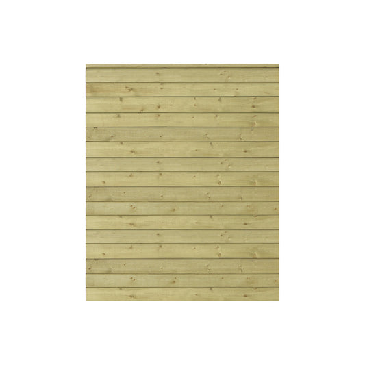 PLUS Klink profile fence, wood, WxH 1740 x 2030 mm, natural.