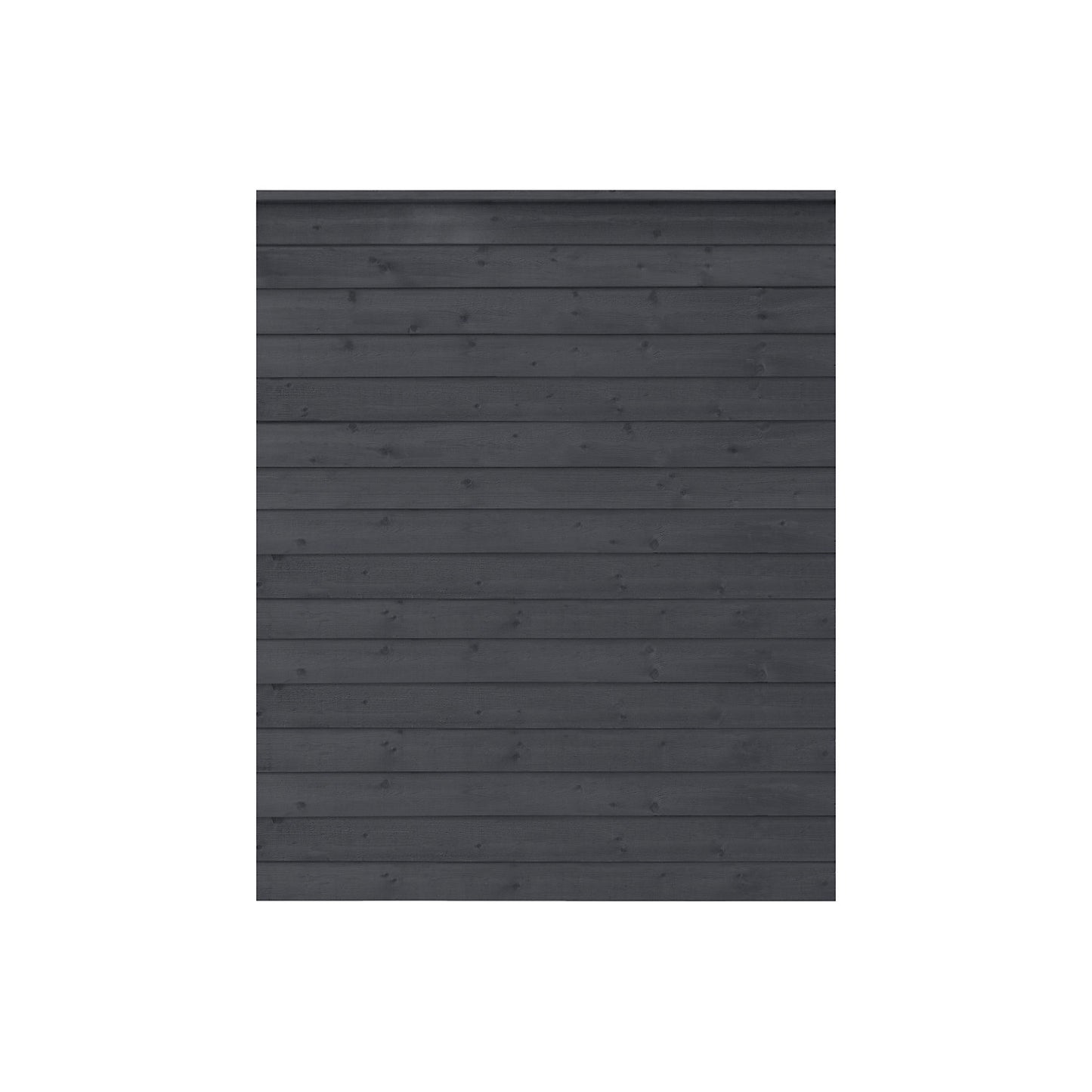 PLUS Klink profile fence, wood, WxH 1740 x 2030 mm, black.
