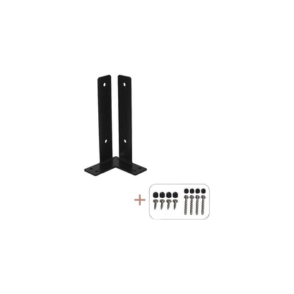 Corner post base, HxWxD 300 x 150 x 150 mm, black.