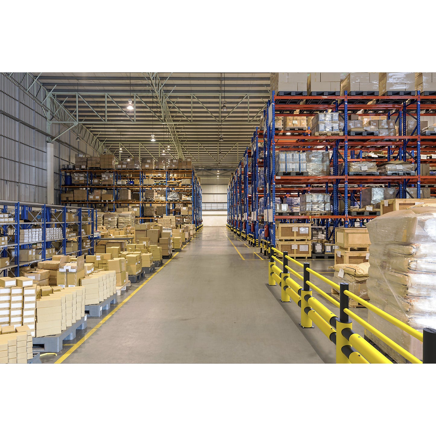 Safety railing Lima, starter set, 2 end posts, rail set.