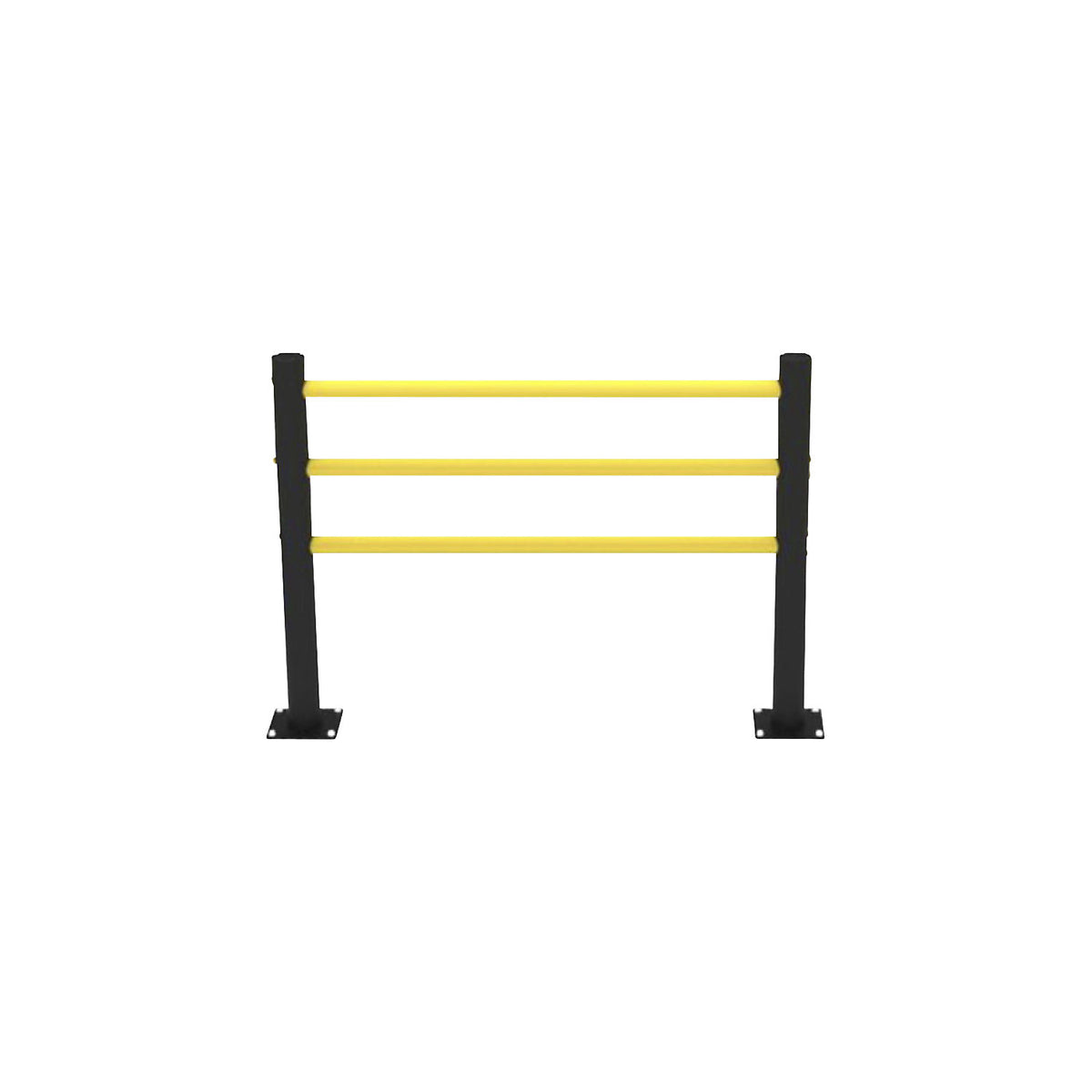 Delta safety railing, starter set, with 3 rails.