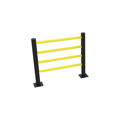 Delta safety railing, starter set, with 4 rails.