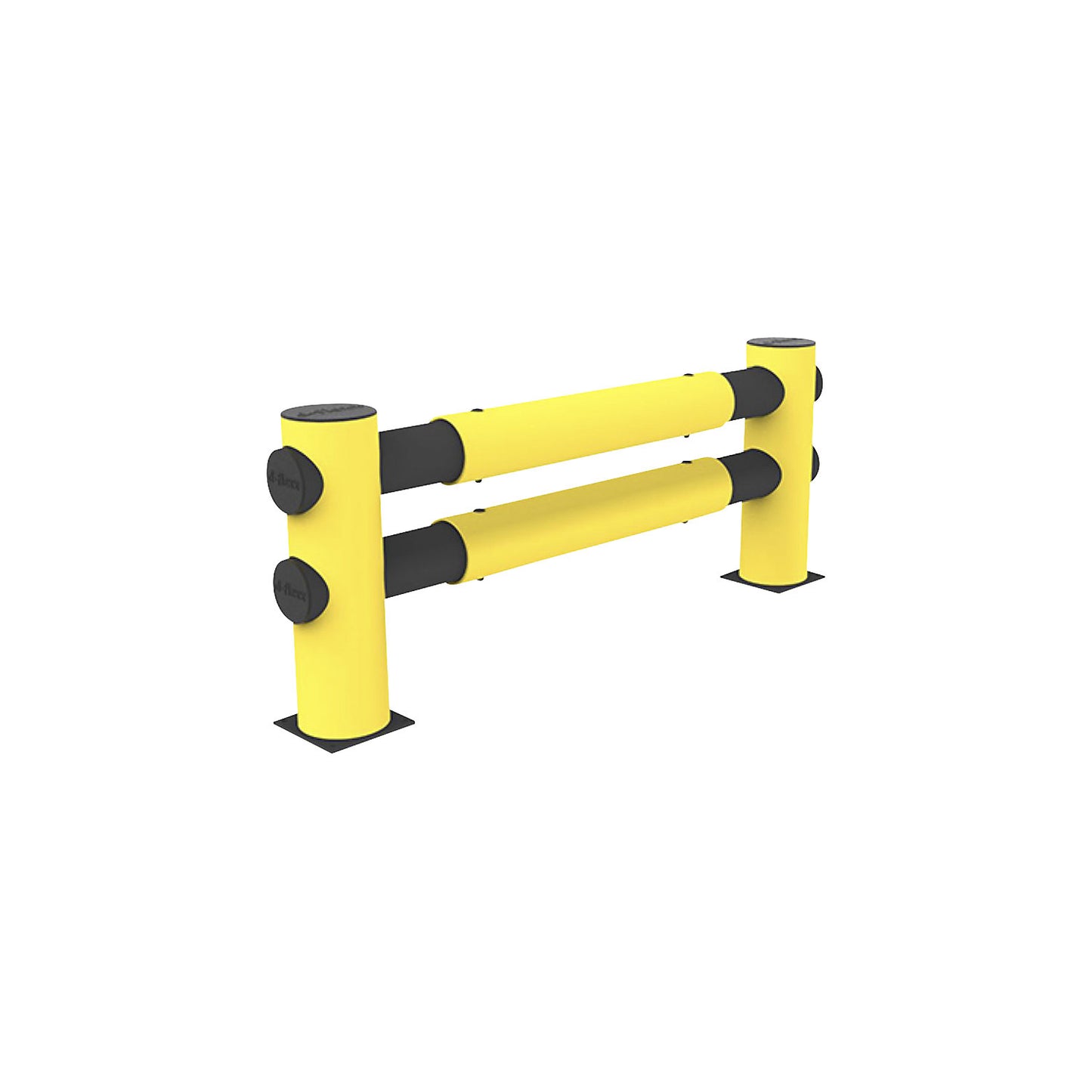 Safety railing Hotel, starter set, 2 end posts, rail set.