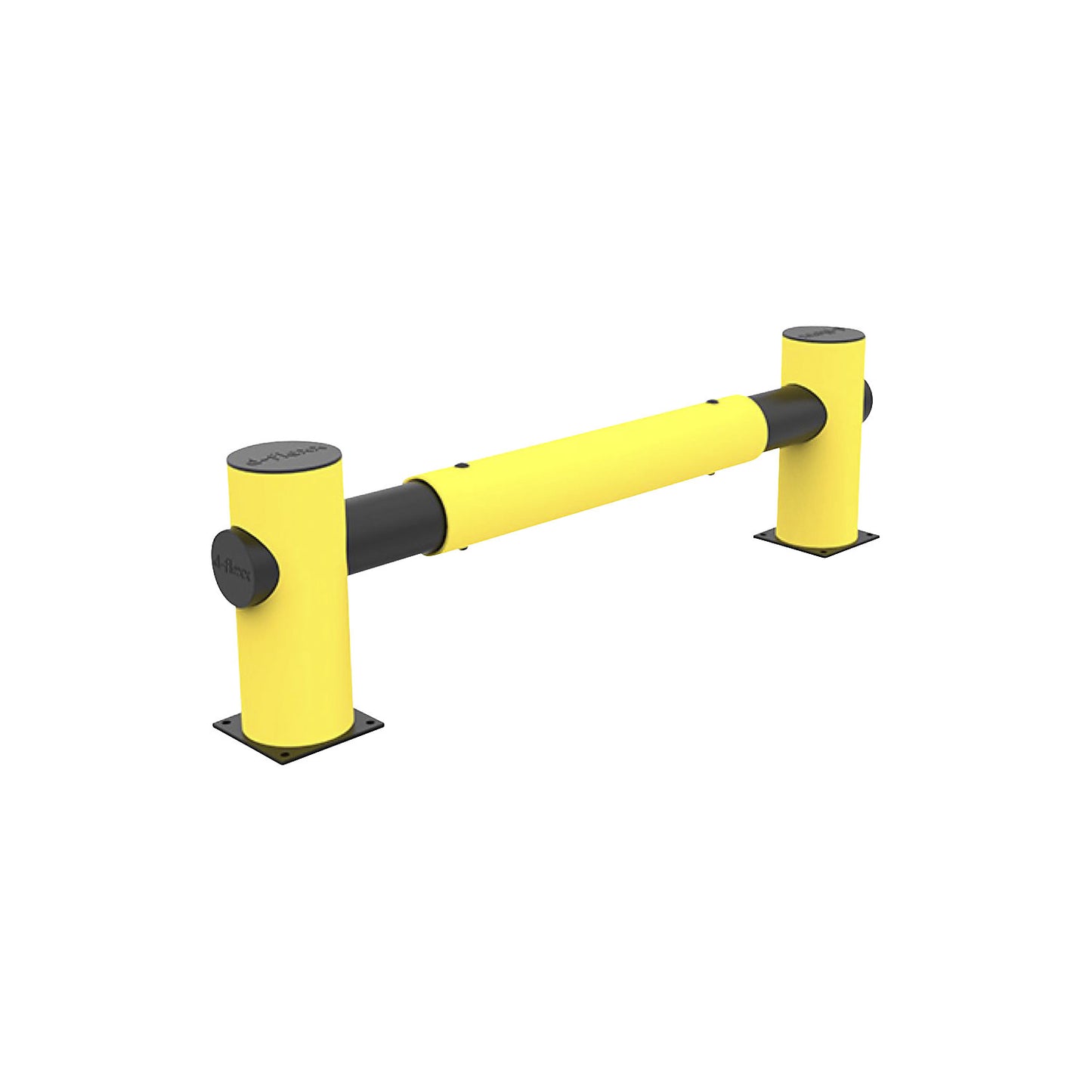 Safety railing CHARLIE, starter set, 2 end posts, rail.