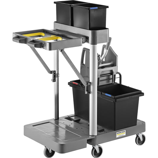 Cleaning trolley FM Swift 50/ W, 2 x 6-L buckets, anthracite.