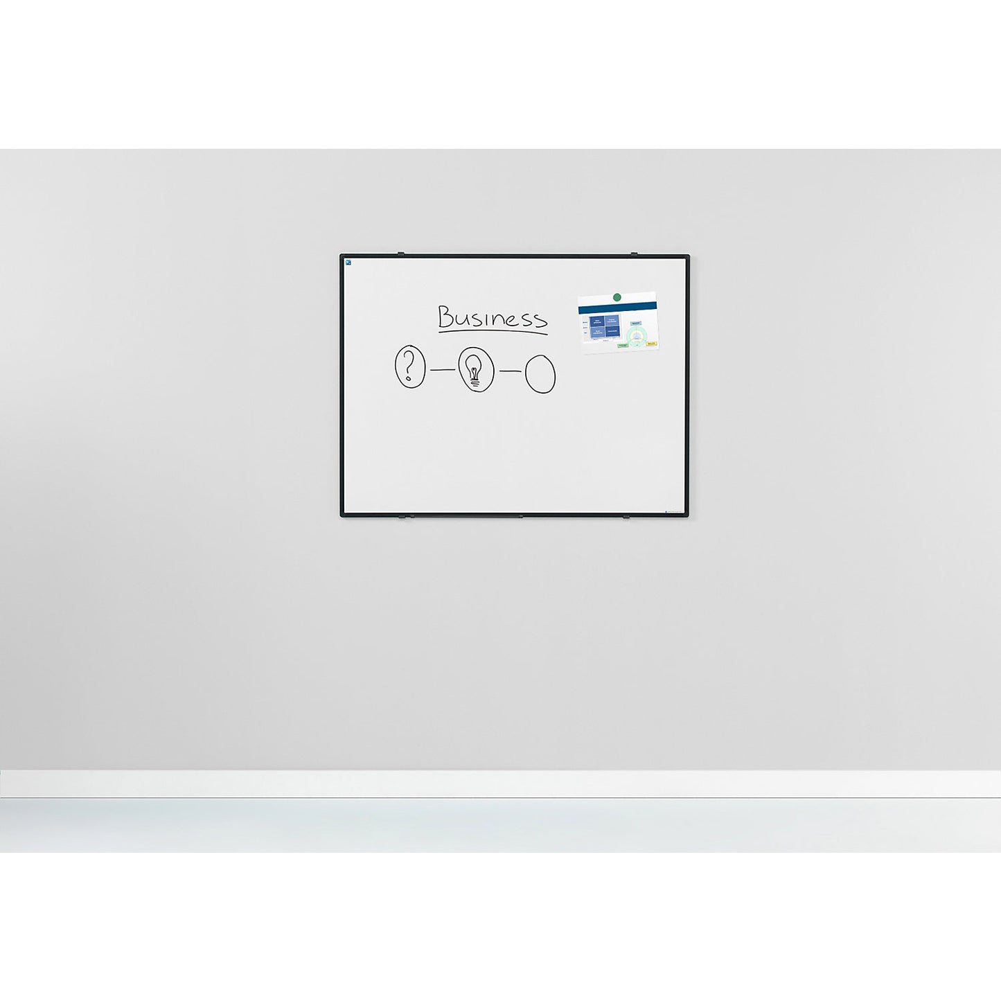 Whiteboard Softline, enamelled steel, board HxW 1000 x 2000 mm.