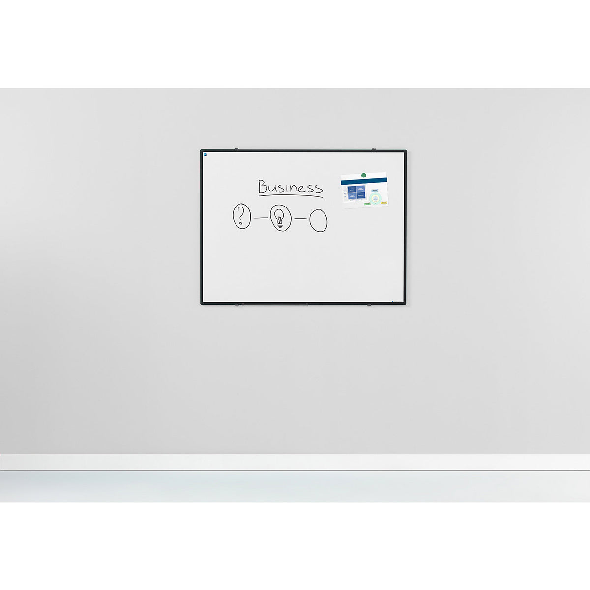 Whiteboard Softline, enamelled steel, board HxW 1000 x 2000 mm.