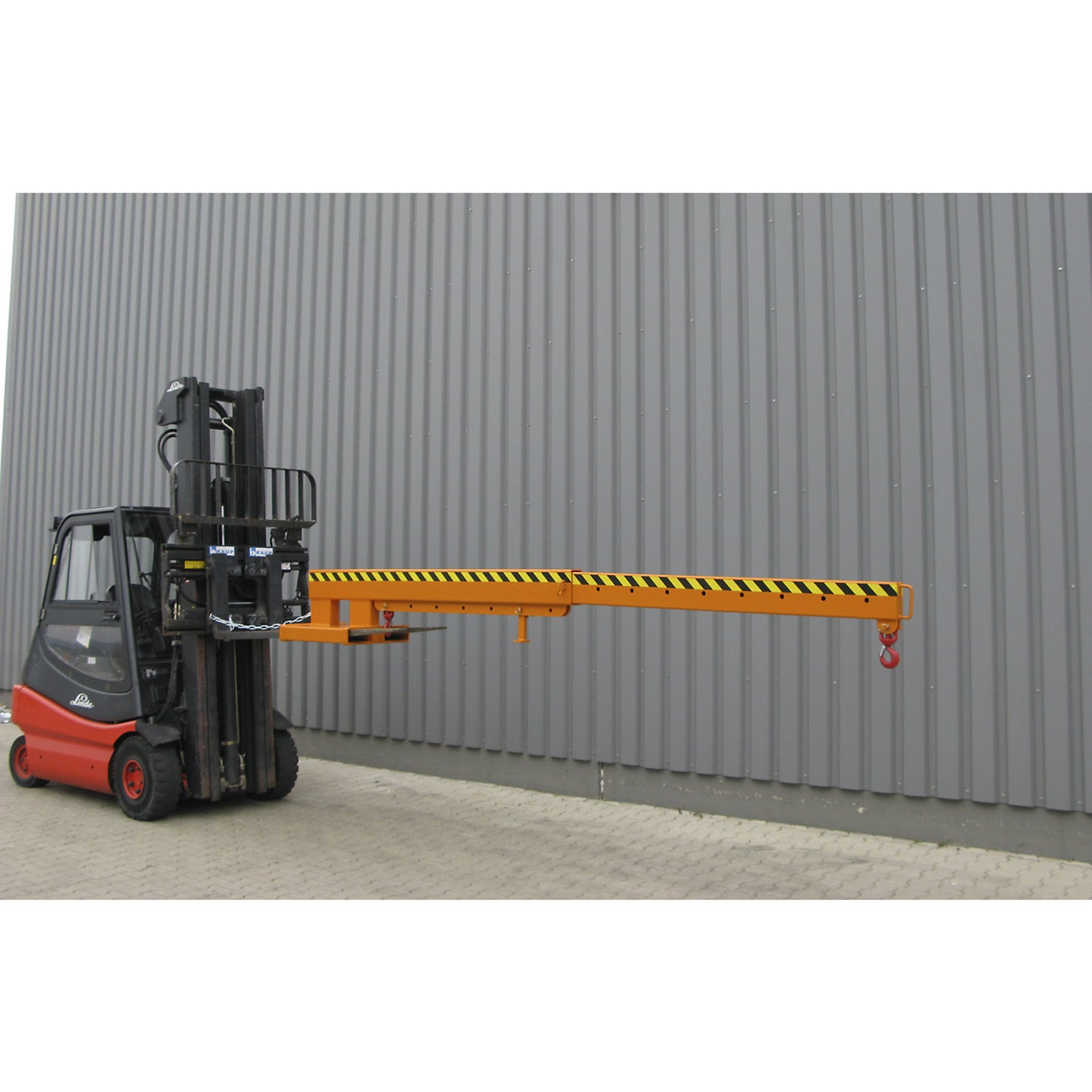 Crane arm, telescopic, 950 - 5000 kg, charcoal.