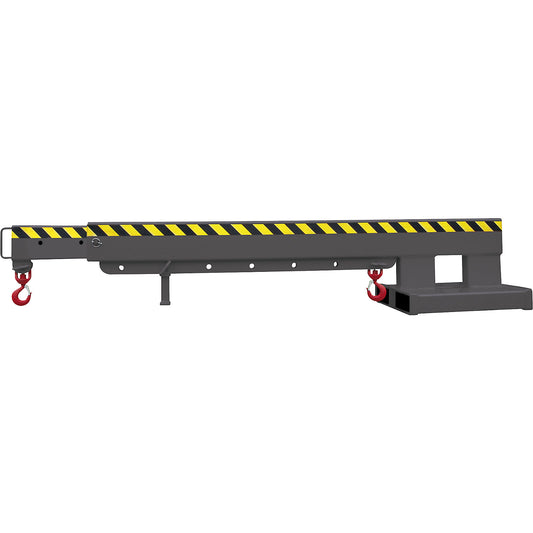 Crane arm, telescopic, 950 - 5000 kg, charcoal.