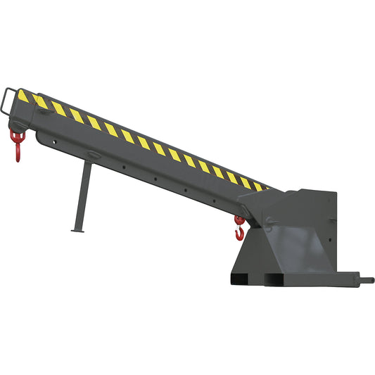 Crane arm, telescopic and height adjustable, 560 - 2500 kg, charcoal.