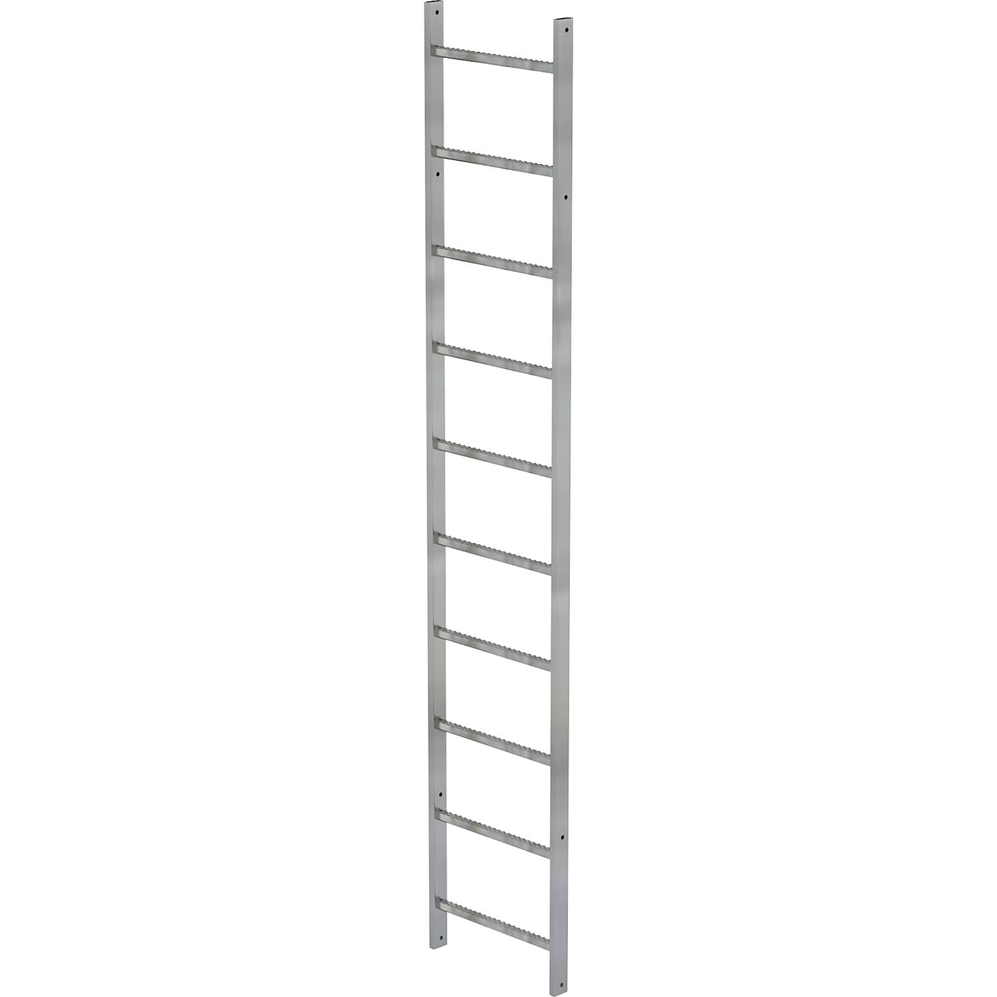 Ladder section, steel, zinc plated, 10 rungs.