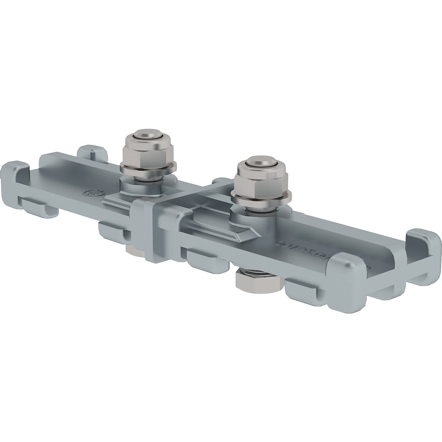 Vertical ladder connector, 200 mm, aluminium casting.