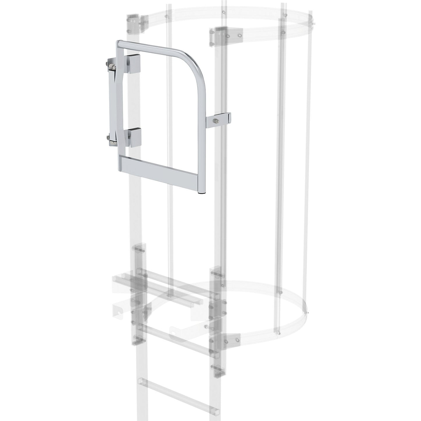 Security door, without climbing protection rail, model available from 01-2010.