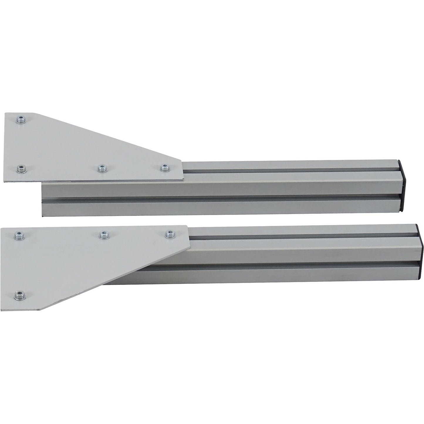 Outrigger pair, for electrically height-adjustable work table eurokraft pro, max. load 10 kg.