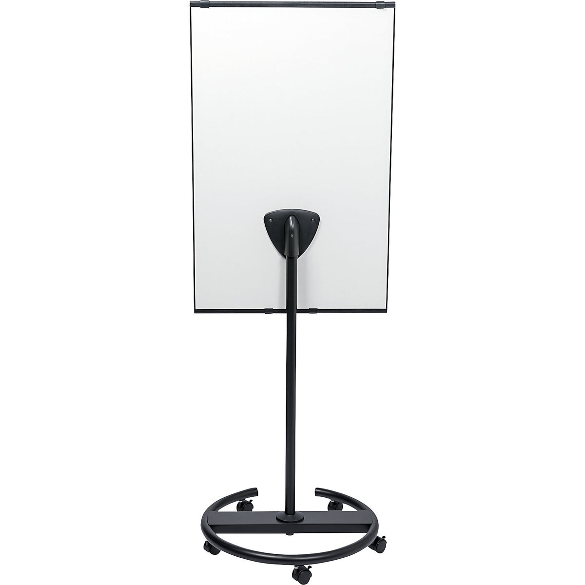 Flip-chart SKETCH EASY, painted steel, round base with castors.