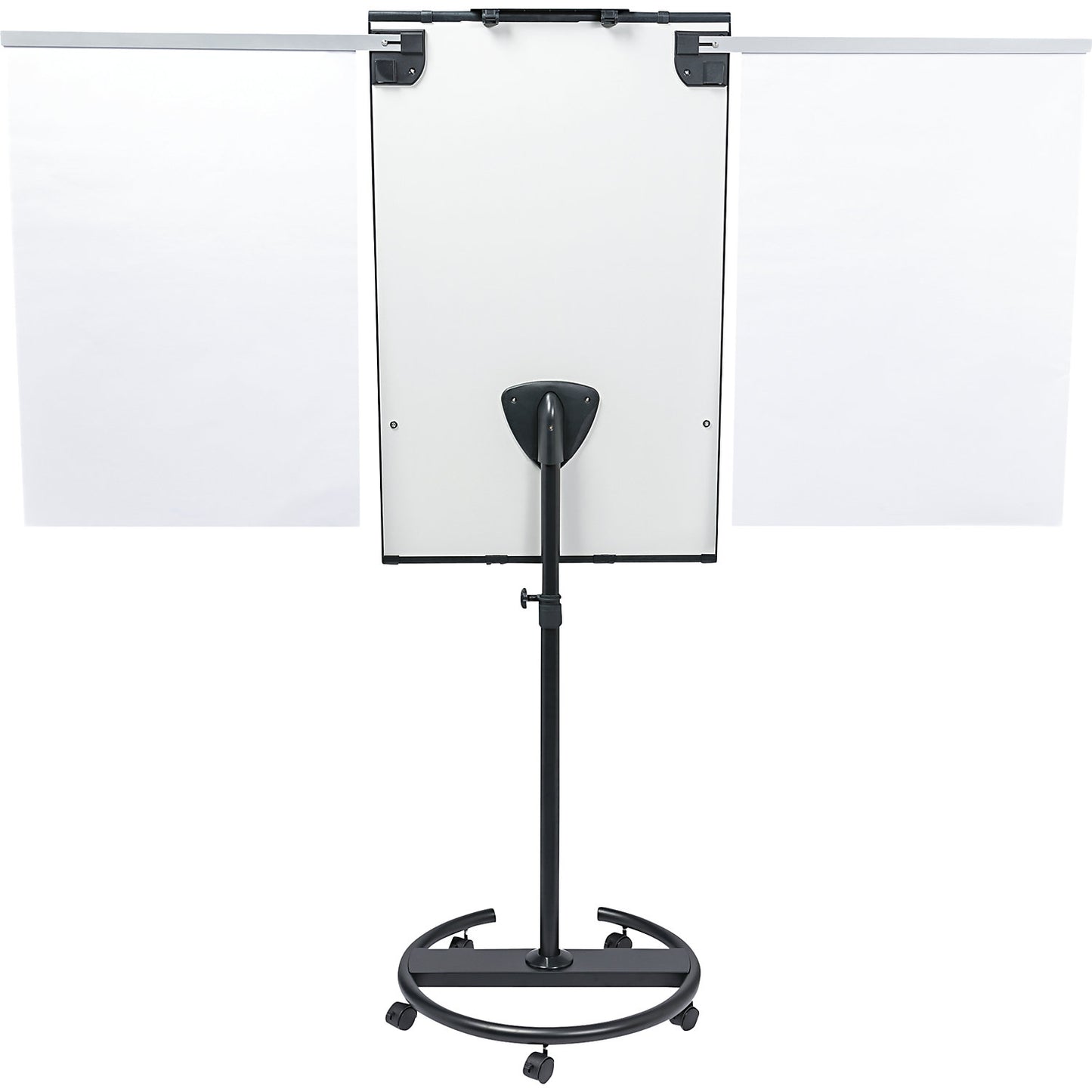 Flip-chart SKETCH PRO, painted steel, round base with castors.