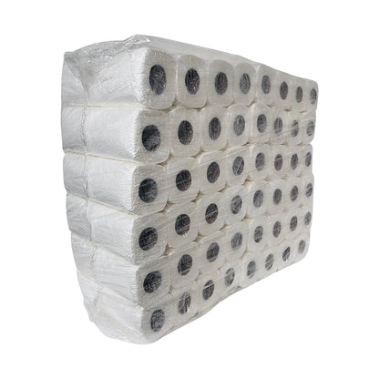 Paper towel, pack of 48, cellulose, 3-ply, white.