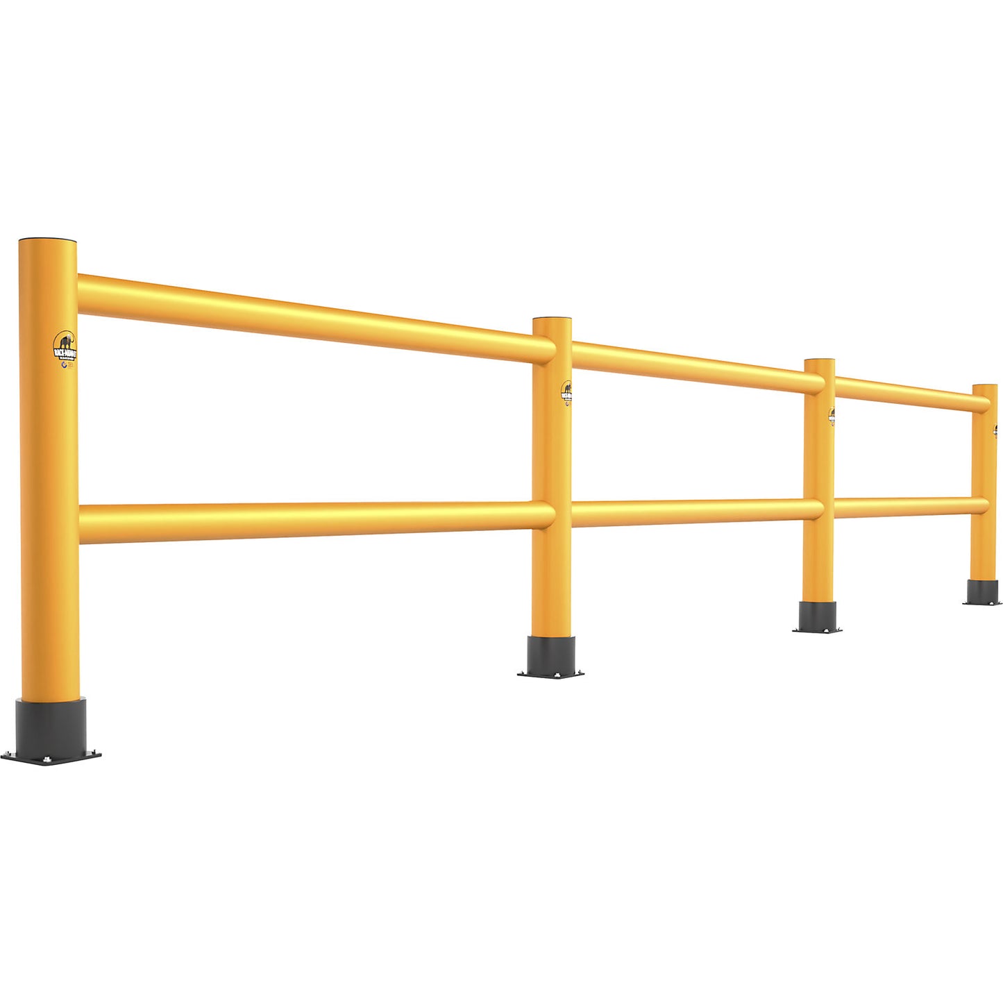 Handrail, with 2 crossbars, length 10 m.