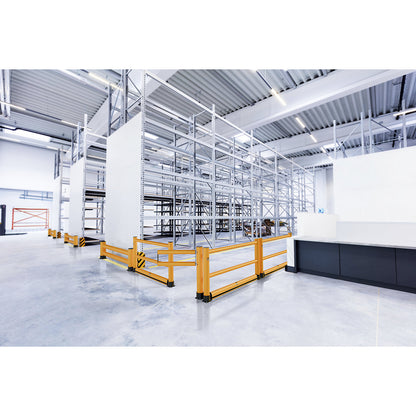 Handrail, with 2 crossbars, length 10 m.
