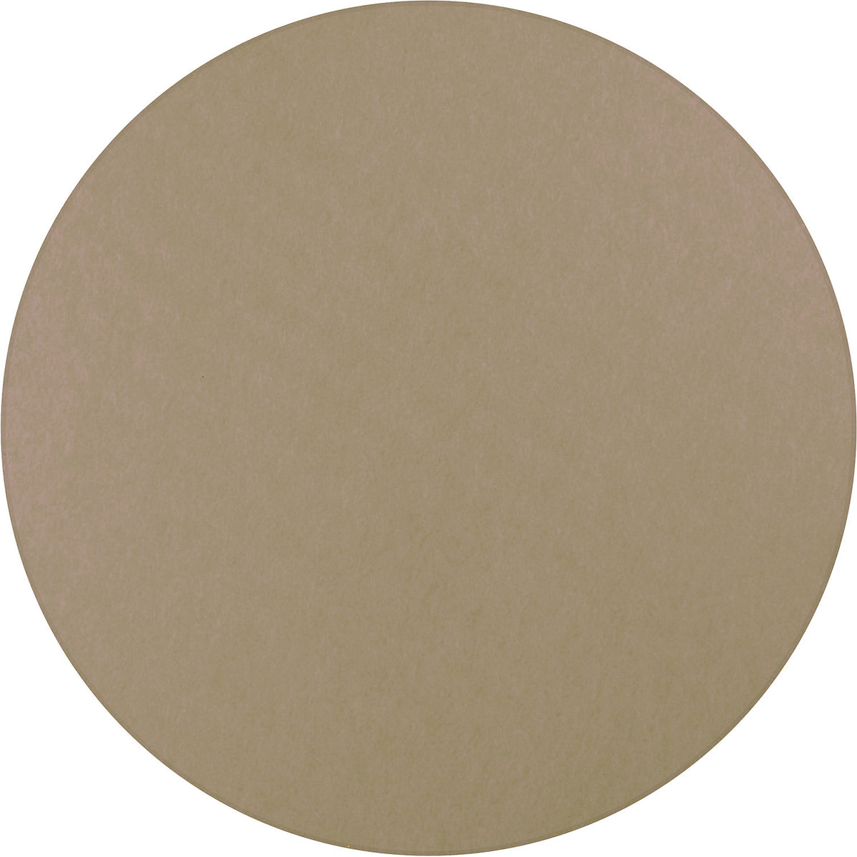 Acoustic ceiling panel, PET felt, Ø 1200 mm, round shape, beige.