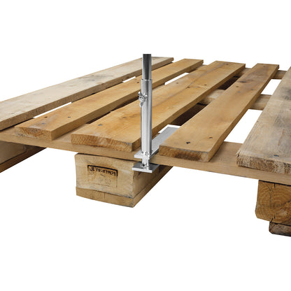 Pallet flag, with poster frame, for A4, red.