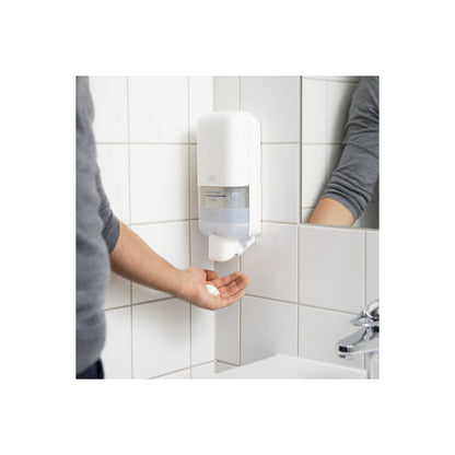 Soap dispenser S4, fill quantity 1 l, white.