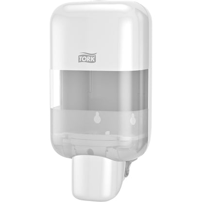 Mini-dispenser for soaps and hand disinfectant S5, HxWxD 224 x 112 x 99 mm, white.