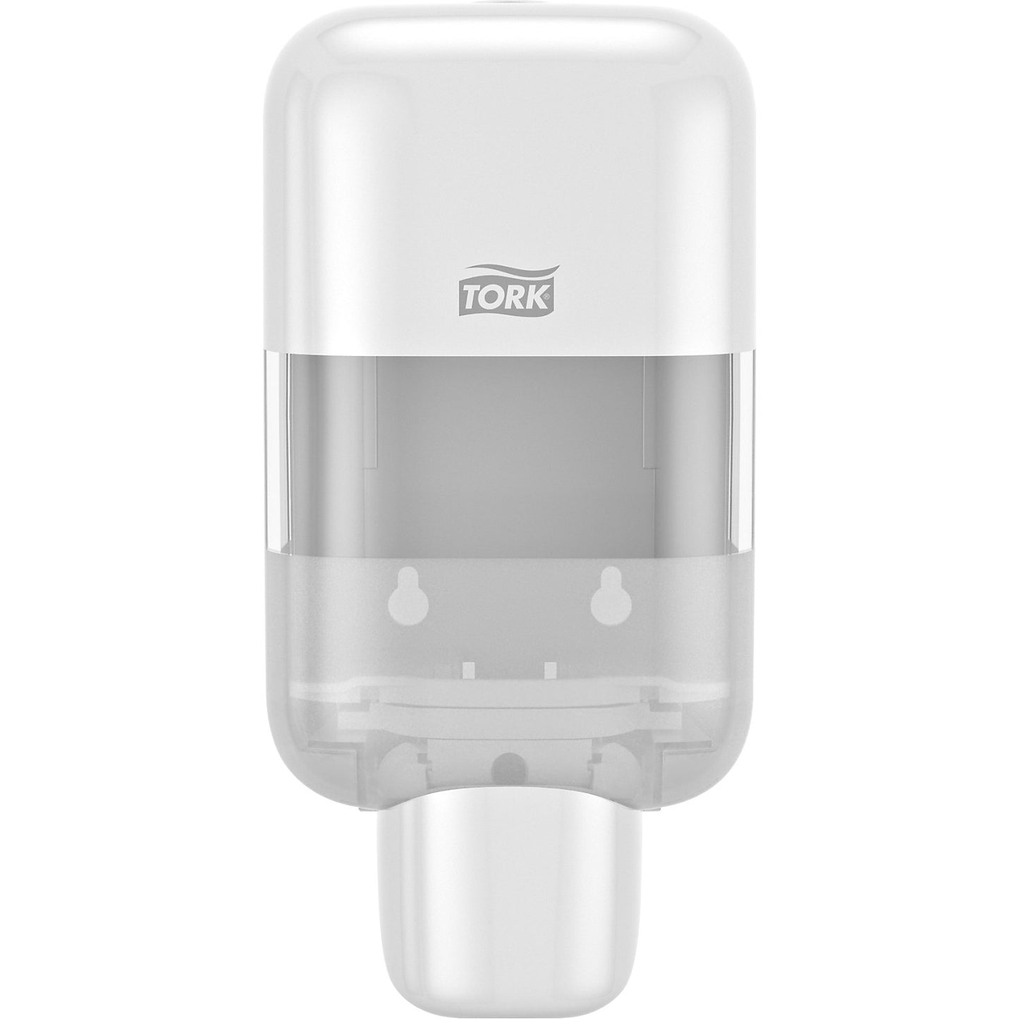 Mini-dispenser for soaps and hand disinfectant S5, HxWxD 224 x 112 x 99 mm, white.