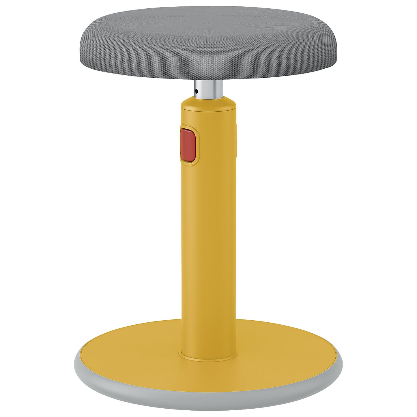 Ergo Cosy Active sitting/standing stool, seat height 460 - 790 mm, yellow.