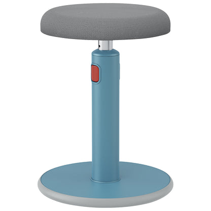 Ergo Cosy Active sitting/standing stool, seat height 460 - 790 mm, blue.