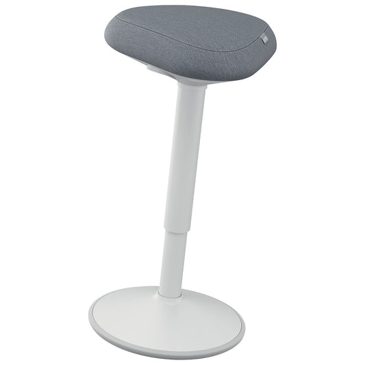 Ergo Active stool with comfort seat, seat height 470 - 640 mm, light grey.