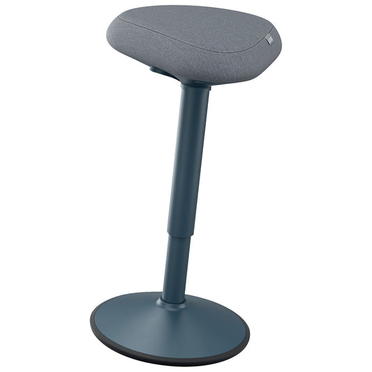 Ergo Active sitting/standing stool with comfort seat, seat height 570 - 820 mm, dark grey.
