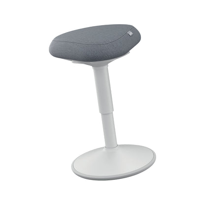 Ergo Active sitting/standing stool with comfort seat, seat height 570 - 820 mm, light grey.