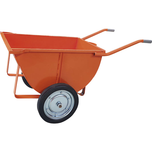 Japanese wheelbarrow, solid rubber, ball bearing, 150 liters.