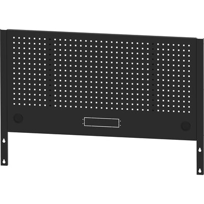 Perforated panel for workbench assembly BLACKLINE, height 1360 mm, steel, width 1500 mm.
