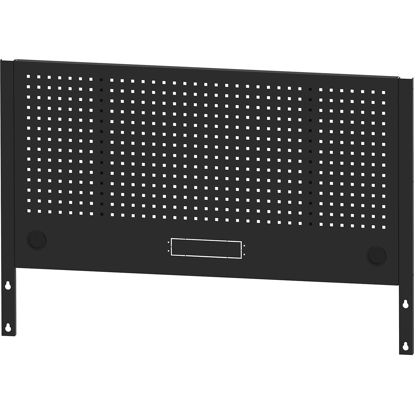 Perforated panel for workbench assembly BLACKLINE, height 1360 mm, steel, width 1500 mm.