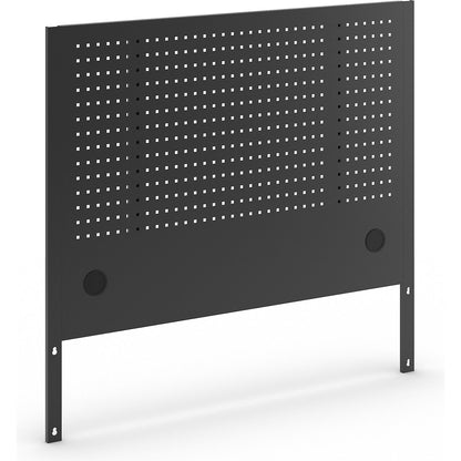 Perforated panel for workbench assembly BLACKLINE, height 1360 mm, steel, width 1500 mm.