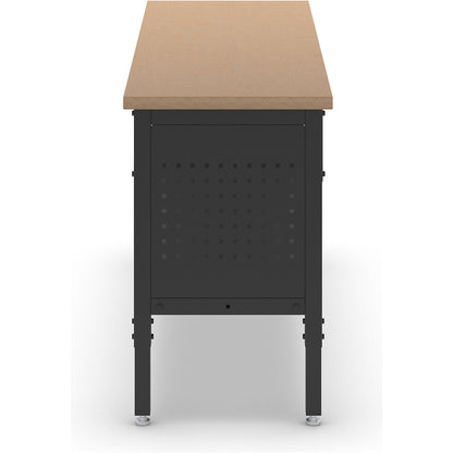 BLACKLINE workbench, without base cupboard, worktop width 1829 mm.