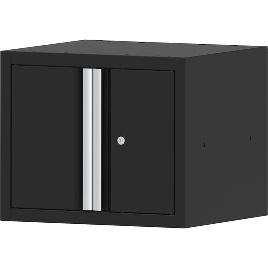 BLACKLINE double door base cupboard, 2 doors, 1 shelf, steel, black.