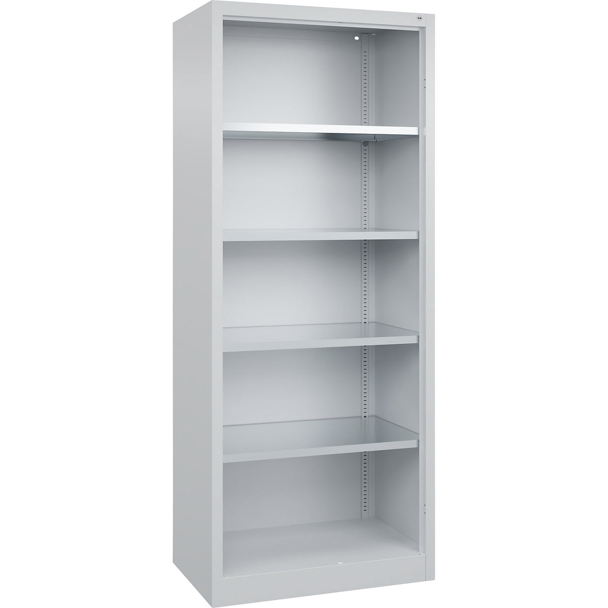 Shelf unit, with 4 zinc plated shelves, HxWxD 1950 x 800 x 500 mm.