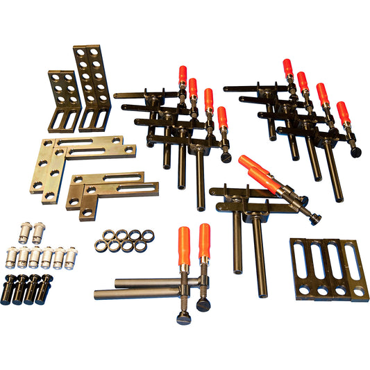Clamping tool starter set, without trolley, HxWxD 500 x 500 x 400 mm.