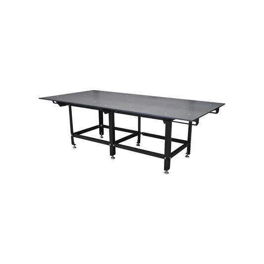 Assembly table, max. load 2000 kg, HxWxD 800 x 2480 x 1230 mm.